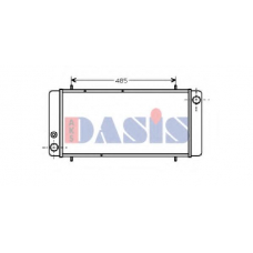 370040N AKS DASIS Радиатор, охлаждение двигателя