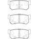 FD7584A NECTO Комплект тормозных колодок, дисковый тормоз