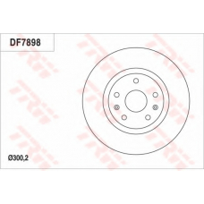 DF7898 TRW Тормозной диск