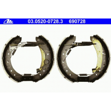 03.0520-0728.3 ATE Комплект тормозных колодок