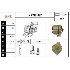 VW8102 SNRA Генератор