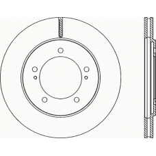 BDR2273.20 OPEN PARTS Тормозной диск