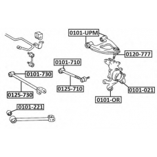 0101-OR ASVA Подвеска, рычаг независимой подвески колеса