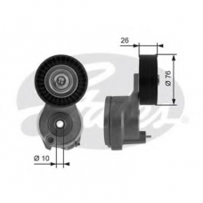 T38423 GATES Натяжной ролик, поликлиновой  ремень
