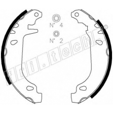 1022.032 fri.tech. Комплект тормозных колодок
