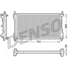 DRM10109 DENSO Радиатор, охлаждение двигателя