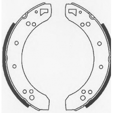 BS501 QUINTON HAZELL Комплект тормозных колодок