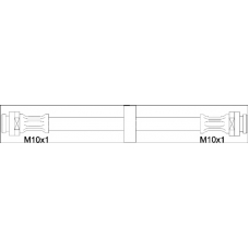 G1900.35 WOKING Тормозной шланг