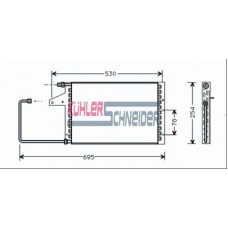 1520101 KUHLER SCHNEIDER Конденсатор, кондиционер