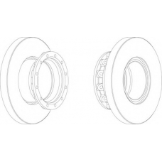 FCR245A FERODO Тормозной диск