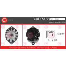 CAL15188RS CASCO Генератор