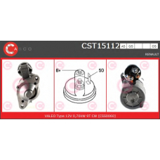 CST15112OS CASCO Стартер