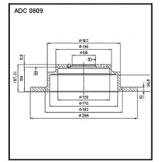 ADC 0809 Allied Nippon Гидравлические цилиндры
