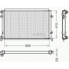 DRM32018 DENSO Радиатор, охлаждение двигателя