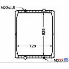 8MK 376 774-681 HELLA Радиатор, охлаждение двигателя