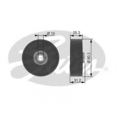 T36006 GATES Паразитный / ведущий ролик, поликлиновой ремень