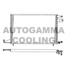 101718 AUTOGAMMA Конденсатор, кондиционер