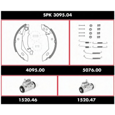 SPK 3095.04 ROADHOUSE Комплект тормозов, барабанный тормозной механизм