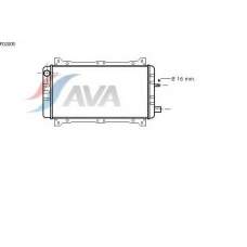 FD2005 AVA Радиатор, охлаждение двигателя