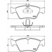 P 50 023 BREMBO Комплект тормозных колодок, дисковый тормоз