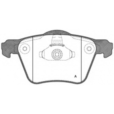 BPA1043.00 OPEN PARTS Комплект тормозных колодок, дисковый тормоз