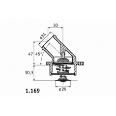 1.169.92 BEHR Термостат, охлаждающая жидкость
