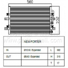 PXNCA-050 Parts mall Конденсатор, кондиционер