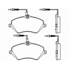 MDK0207 MINTEX Комплект тормозов, дисковый тормозной механизм