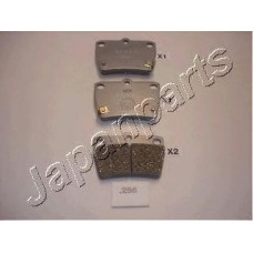 PP-256AF JAPANPARTS Комплект тормозных колодок, дисковый тормоз