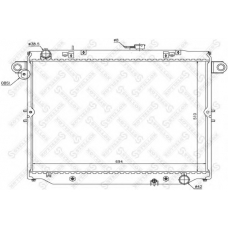 10-26400-SX STELLOX Радиатор, охлаждение двигателя