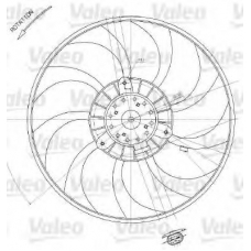 698412 VALEO Вентилятор, охлаждение двигателя