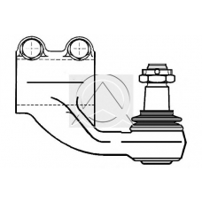 14933 SIDEM Наконечник поперечной рулевой тяги
