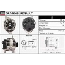 DRA4046 DELCO REMY Генератор