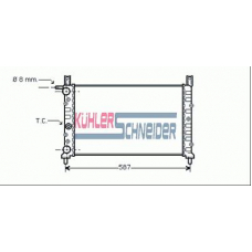 1701901 KUHLER SCHNEIDER Радиатор, охлаждение двигател