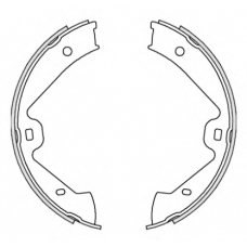 Z4675.00 WOKING Комплект тормозных колодок