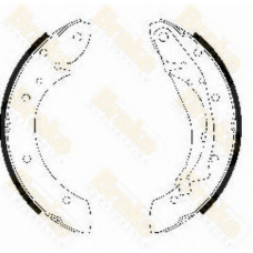 SH2526 BRAKE ENGINEERING Комплект тормозных колодок