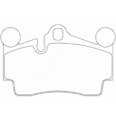 P 85 070 BREMBO Комплект тормозных колодок, дисковый тормоз