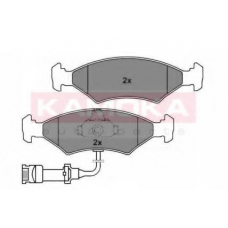 JQ101424 KAMOKA Комплект тормозных колодок, дисковый тормоз