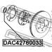 DAC42760033 FEBEST Подшипник ступицы колеса