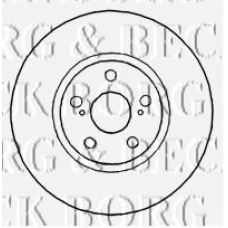 BBD4789 BORG & BECK Тормозной диск
