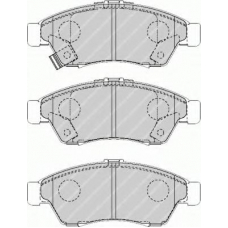 FDB1533 FERODO Комплект тормозных колодок, дисковый тормоз