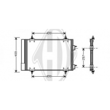 8407200 DIEDERICHS Конденсатор, кондиционер