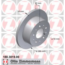 180.3019.00 ZIMMERMANN Тормозной диск