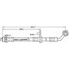 FBH7020 FIRST LINE Тормозной шланг