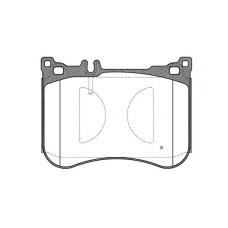 BPA1534.00 OPEN PARTS Комплект тормозных колодок, дисковый тормоз