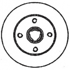 561620BC BENDIX Тормозной диск