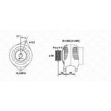 943356574010 MAGNETI MARELLI Генератор