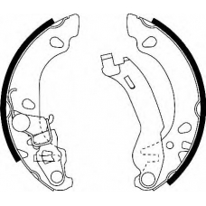 BS1146 QUINTON HAZELL Комплект тормозных колодок