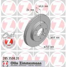 285.3508.20 ZIMMERMANN Тормозной диск