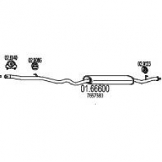 01.66600 MTS Глушитель выхлопных газов конечный